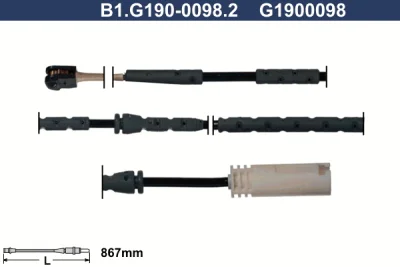 B1.G190-0098.2 GALFER Сигнализатор, износ тормозных колодок