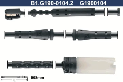 B1.G190-0104.2 GALFER Сигнализатор, износ тормозных колодок