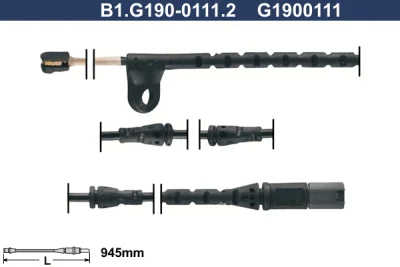 B1.G190-0111.2 GALFER Сигнализатор, износ тормозных колодок