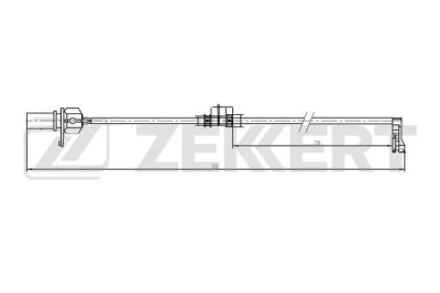 BS-8107 ZEKKERT Сигнализатор, износ тормозных колодок