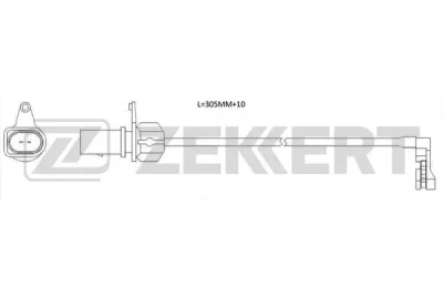 BS-8124 ZEKKERT Сигнализатор, износ тормозных колодок