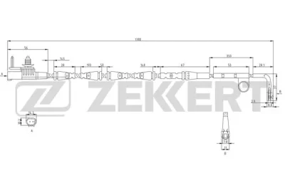 BS-8136 ZEKKERT Сигнализатор, износ тормозных колодок