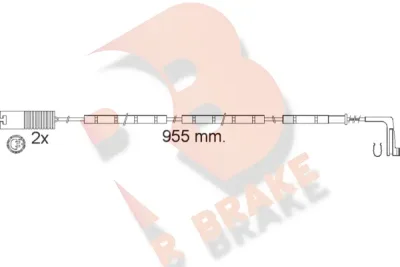 610541RB R BRAKE Сигнализатор, износ тормозных колодок