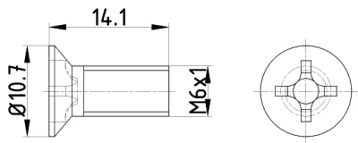 TPM0018 TEXTAR Болт, диск тормозного механизма