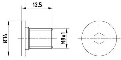 TPM0002 MINTEX Болт, диск тормозного механизма