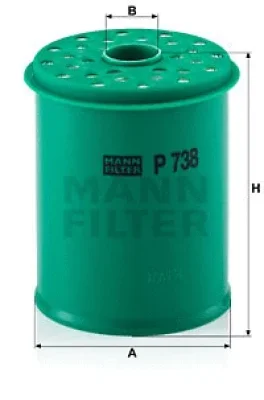 P 738 x MANN Топливный фильтр