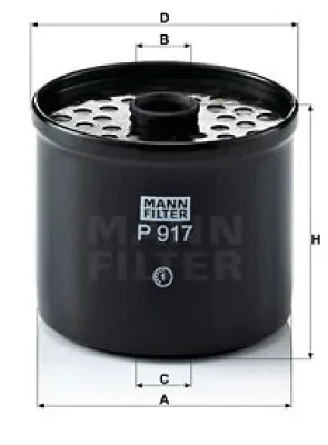 P 917 x MANN Топливный фильтр
