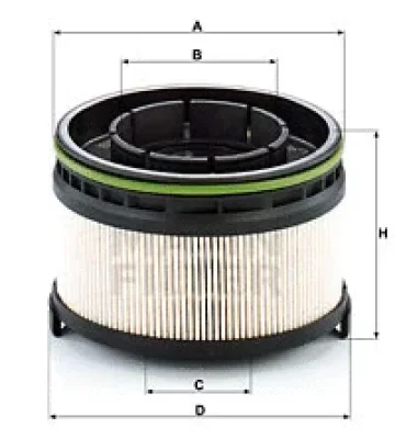 Топливный фильтр MANN PU 11 002 Z KIT