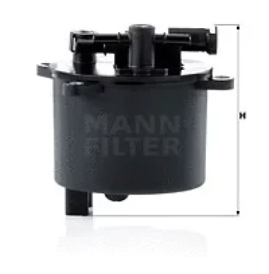 Топливный фильтр MANN WK 12 001