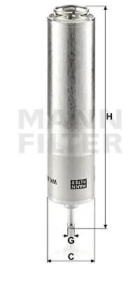 WK 5001 MANN Топливный фильтр