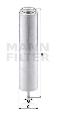 WK 5002 x MANN Топливный фильтр
