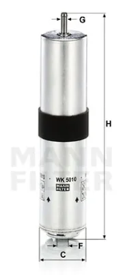 WK 5010 MANN Топливный фильтр