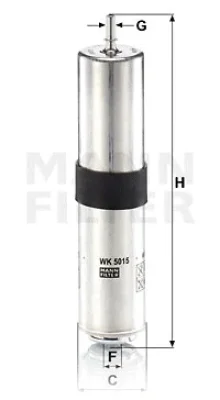 Топливный фильтр MANN WK 5015