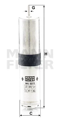 WK 5015 z MANN Топливный фильтр
