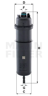 Топливный фильтр MANN WK 5017
