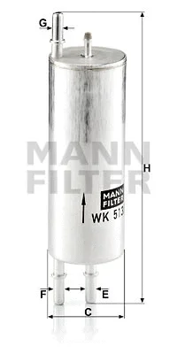 WK 513/3 MANN Топливный фильтр