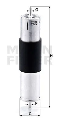 WK 521/3 MANN Топливный фильтр