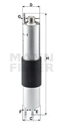 WK 532/1 MANN Топливный фильтр
