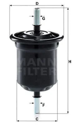 WK 6013 MANN Топливный фильтр