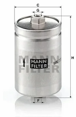 Топливный фильтр MANN WK 725