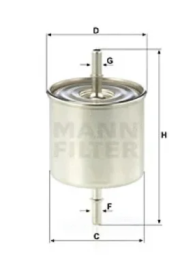 Топливный фильтр MANN WK 8046