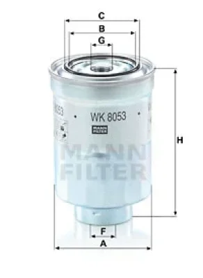 WK 8053 z MANN Топливный фильтр