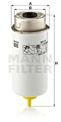 WK 8154 MANN Топливный фильтр