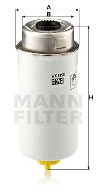 WK 8158 MANN Топливный фильтр