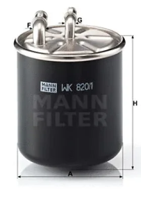 WK 820/1 MANN Топливный фильтр