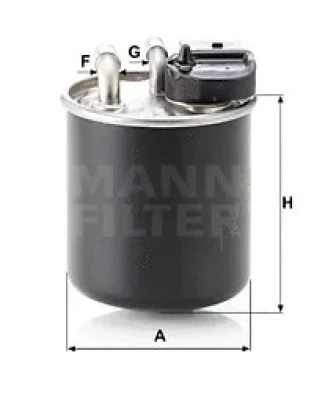 WK 820/16 MANN Топливный фильтр