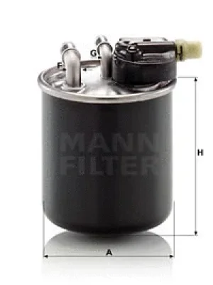 Топливный фильтр MANN WK 820/22