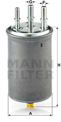 WK 829/7 MANN Топливный фильтр