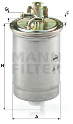 WK 841 MANN Топливный фильтр