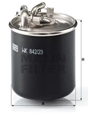 WK 842/23 x MANN Топливный фильтр