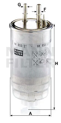 Топливный фильтр MANN WK 853/21