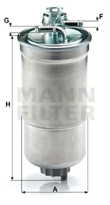WK 853/3 x MANN Топливный фильтр