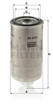 WK 854/4 MANN Топливный фильтр