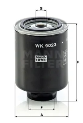 WK 9023 z MANN Топливный фильтр