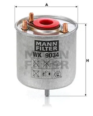 WK 9034 z MANN Топливный фильтр