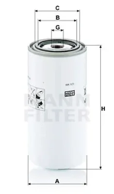 WK 929 x MANN Топливный фильтр