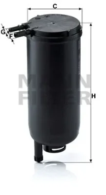 WK 939/14 x MANN Топливный фильтр