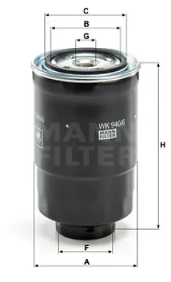 Топливный фильтр MANN WK 940/6 X
