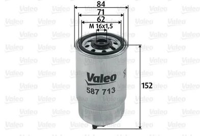 Топливный фильтр VALEO 587713