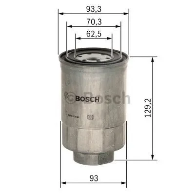 Топливный фильтр BOSCH 1 457 434 438