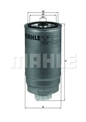 KC 182 KNECHT/MAHLE Топливный фильтр