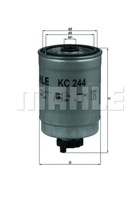 KC 244 KNECHT/MAHLE Топливный фильтр