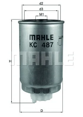 Топливный фильтр KNECHT/MAHLE KC 487