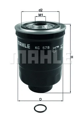 KC 578D KNECHT/MAHLE Топливный фильтр