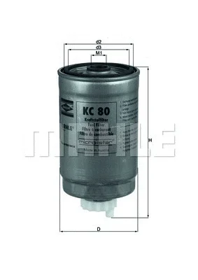 KC 80 KNECHT/MAHLE Топливный фильтр