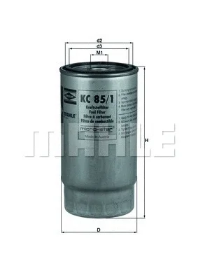 KC 85/1 KNECHT/MAHLE Топливный фильтр